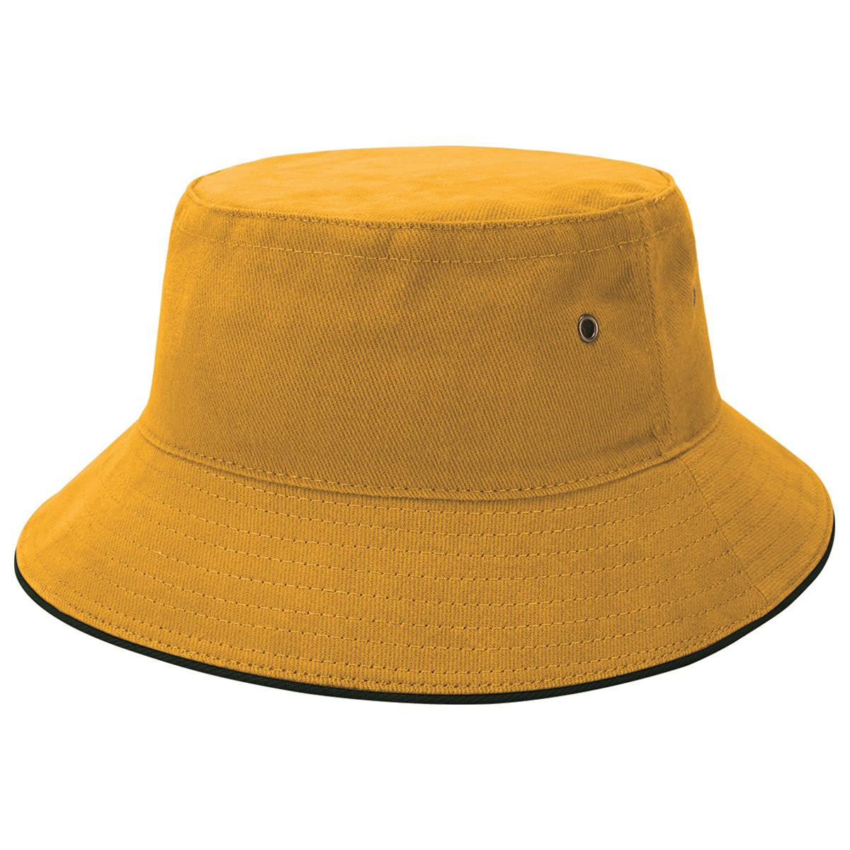Sandwich Brim Bucket Hat - Red / White