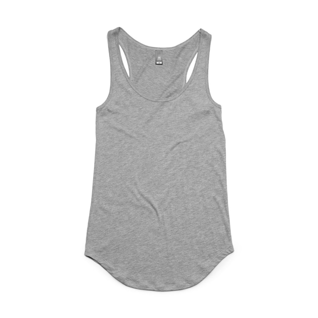 Wo's Dash Racerback Tank4007 - WHITE