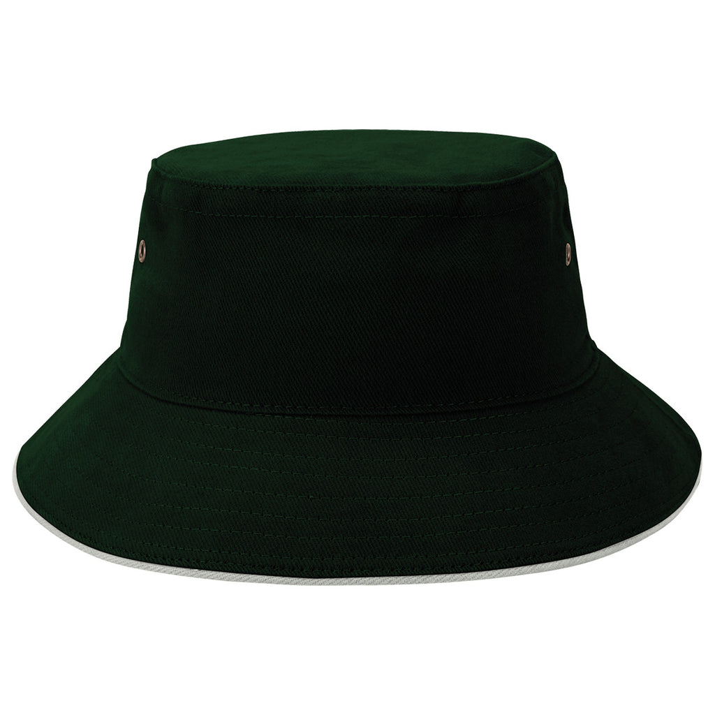 Sandwich Brim Bucket Hat - Navy / Silver