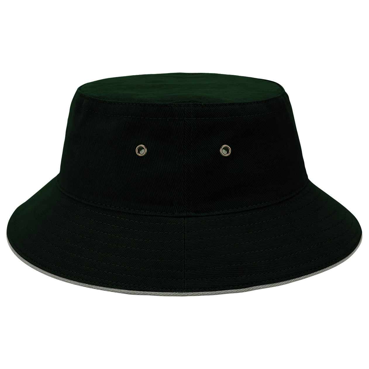 Sandwich Brim Bucket Hat - Red / Black