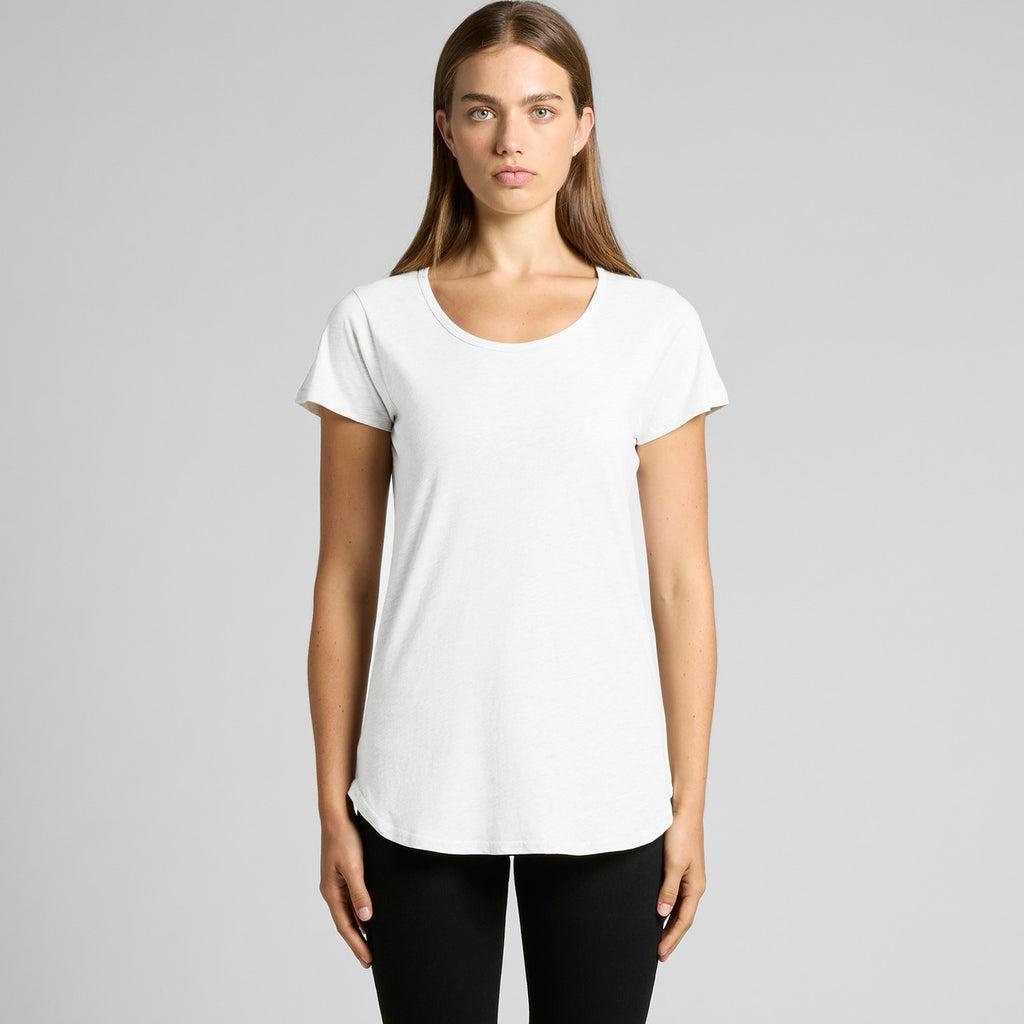 Wo's Mali Tee4008 - WHITE