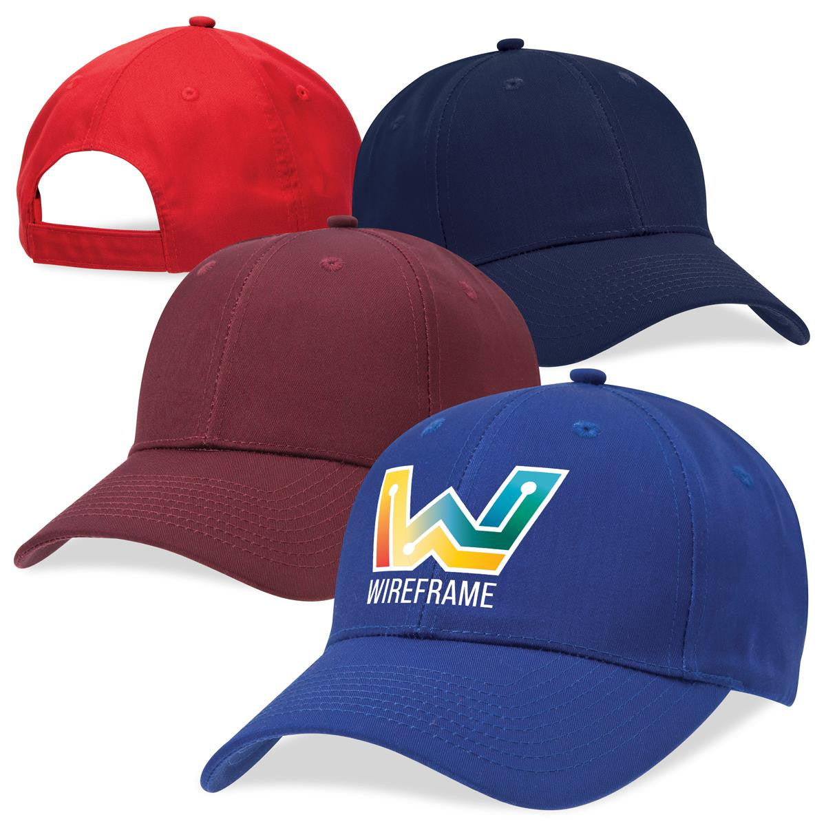 Poly Viscose Cap - Navy