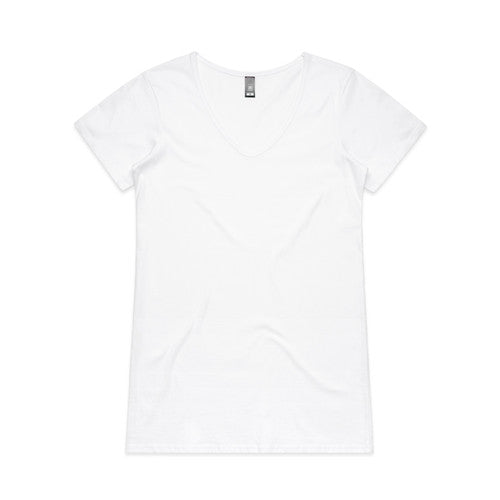 Wo's Bevel V Neck Tee4010S