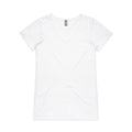 Wo's Bevel V Neck Tee4010S - GREY MARLE