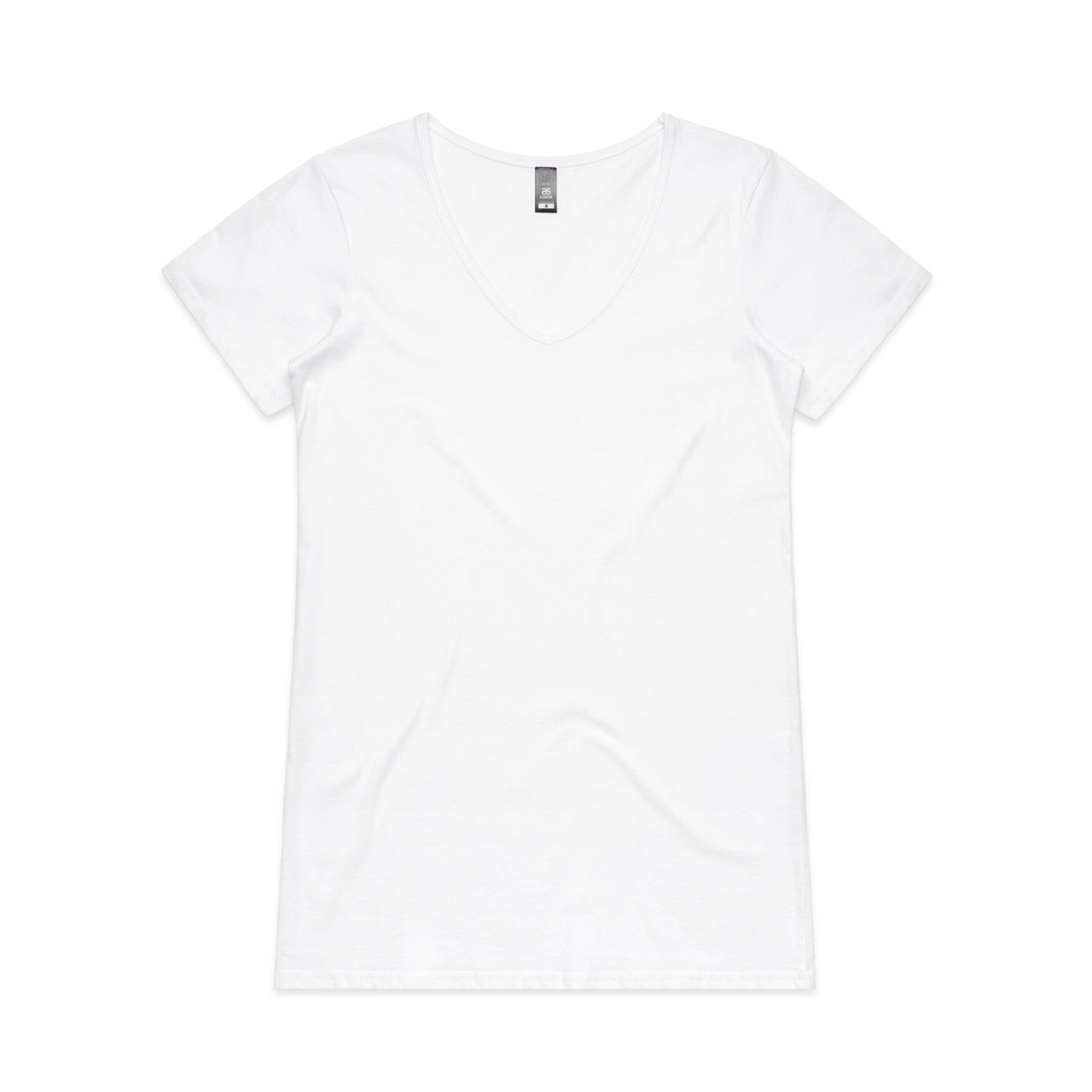 Wo's Bevel V Neck Tee4010S - GREY MARLE