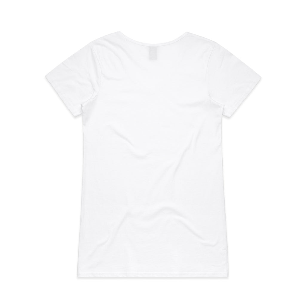 Wo's Bevel V Neck Tee4010S