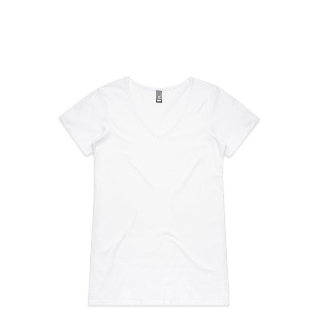 Wo's Bevel V Neck Tee4010S