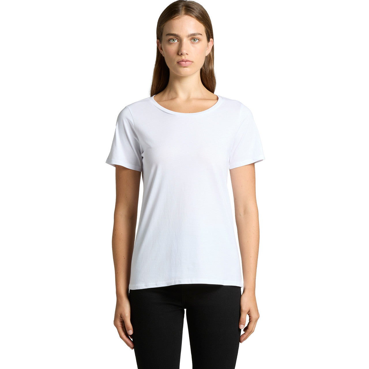 Wo's Shallow Scoop Tee4011