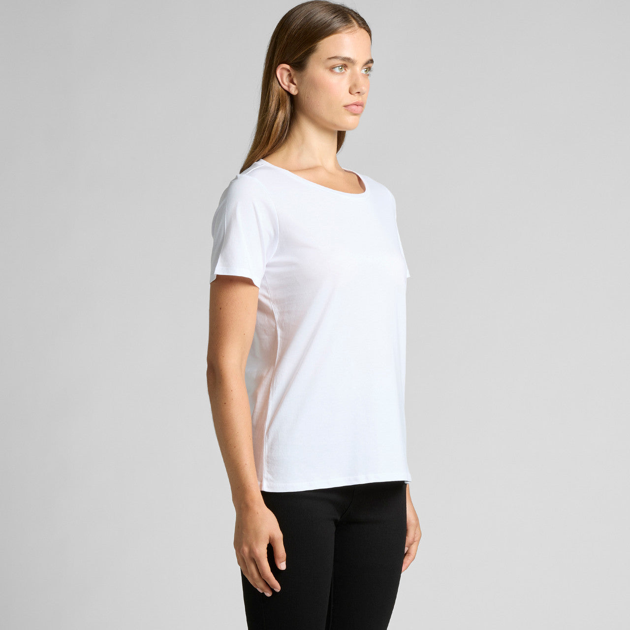 Wo's Shallow Scoop Tee4011