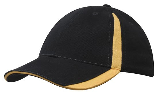 Brushed Heavy Cotton with Inserts on the Peak & Crown - view 4