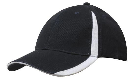 Brushed Heavy Cotton with Inserts on the Peak & Crown - view 16