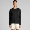 Wo's Maple Active L/S Tee4020A - BLACK