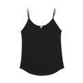 Wo's Pillar String Singlet4022S - BLACK