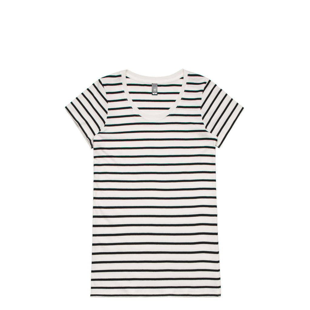 Wo's Loop Stripe Tee4023S