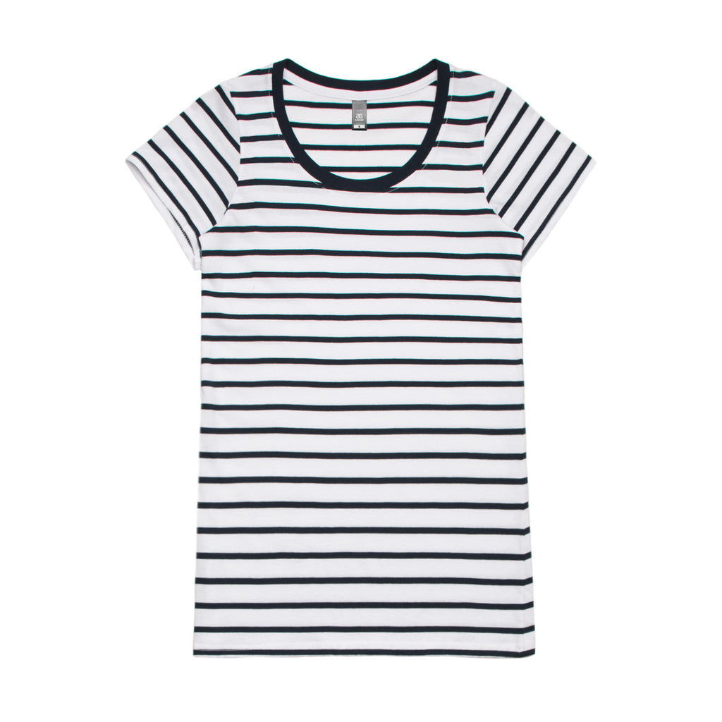 Wo's Loop Stripe Tee4023S