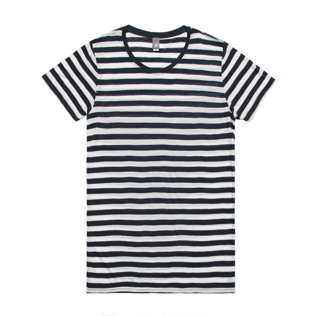 Wo's Basic Stripe Tee4025S