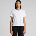 Wo's Maple Minus Tee [-8cm]4025 - WHITE