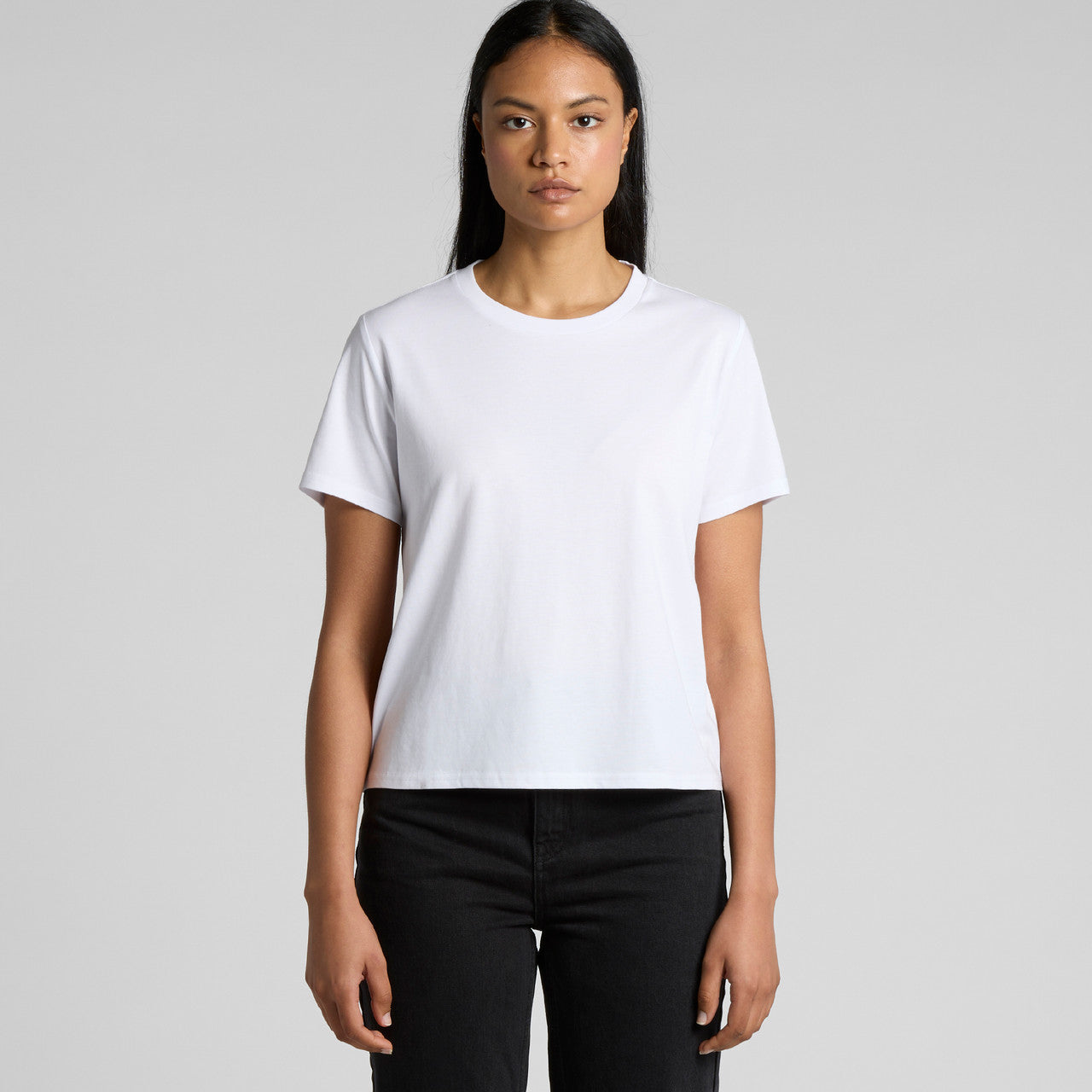 Wo's Maple Minus Tee [-8cm]4025 - WHITE
