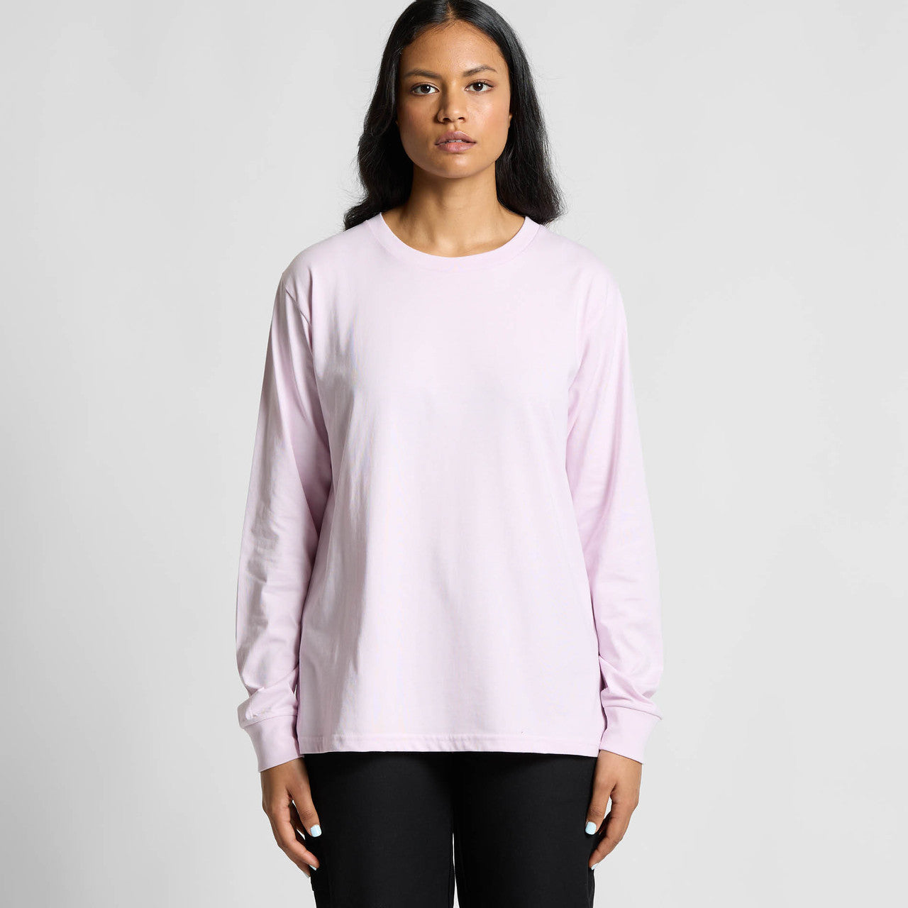 Wo's Classic L/S Tee4073 - WHITE