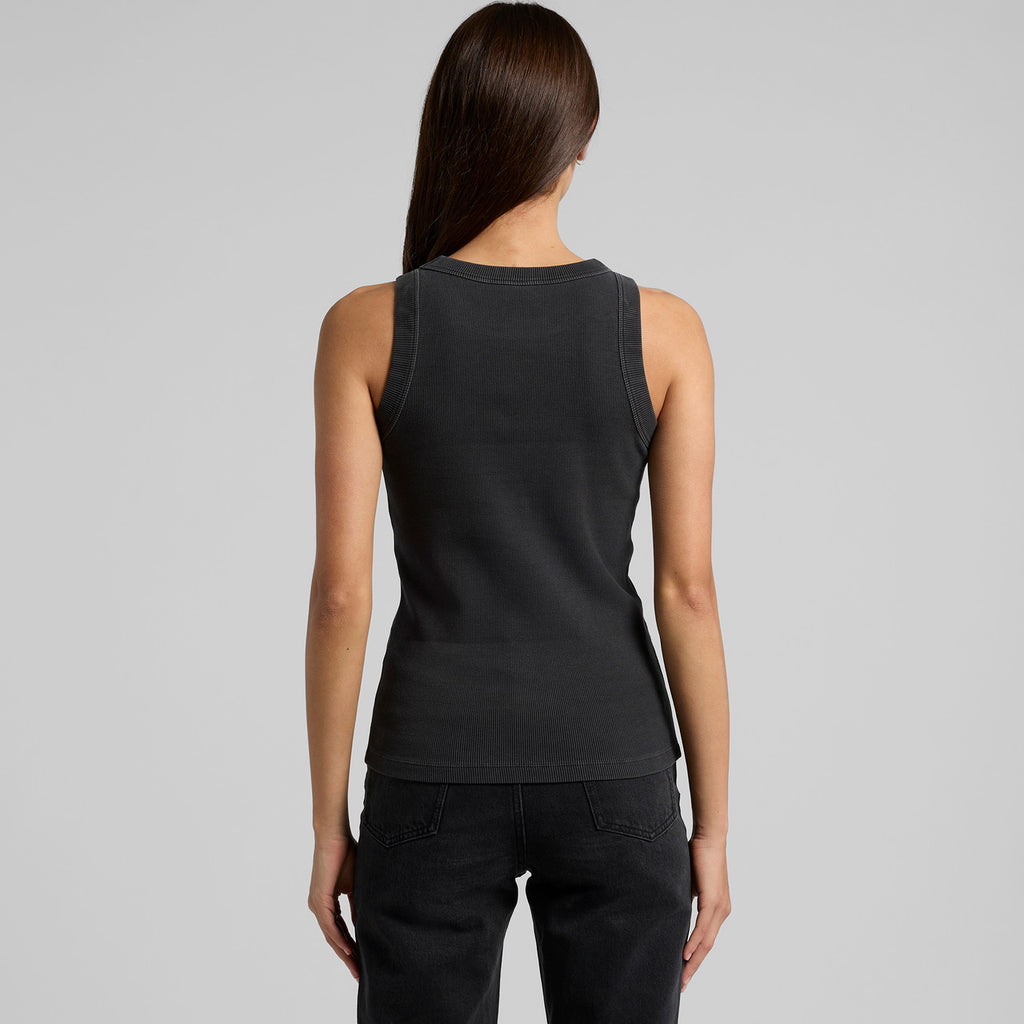 Wo's Faded Organic Rib Tank4034