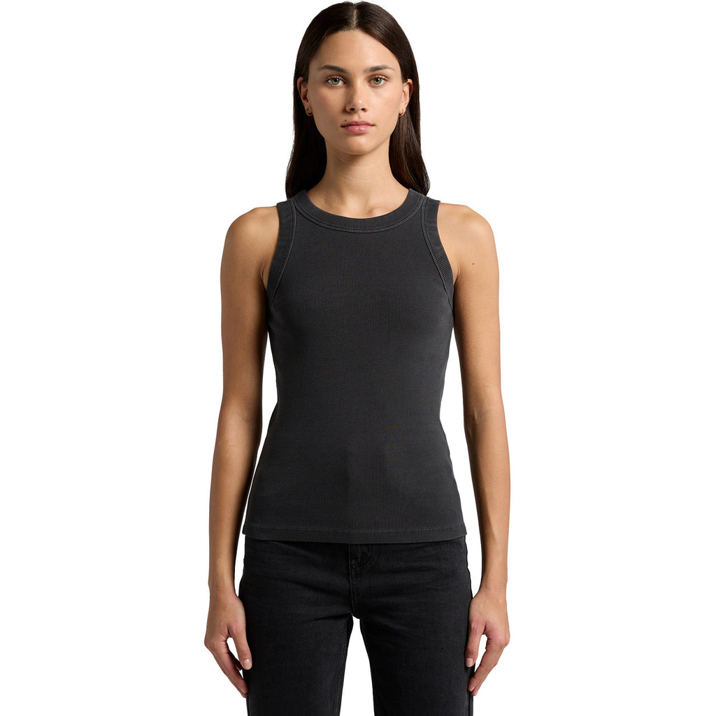 Wo's Faded Organic Rib Tank4034