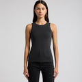 Wo's Faded Organic Rib Tank4034 - FADED GREY