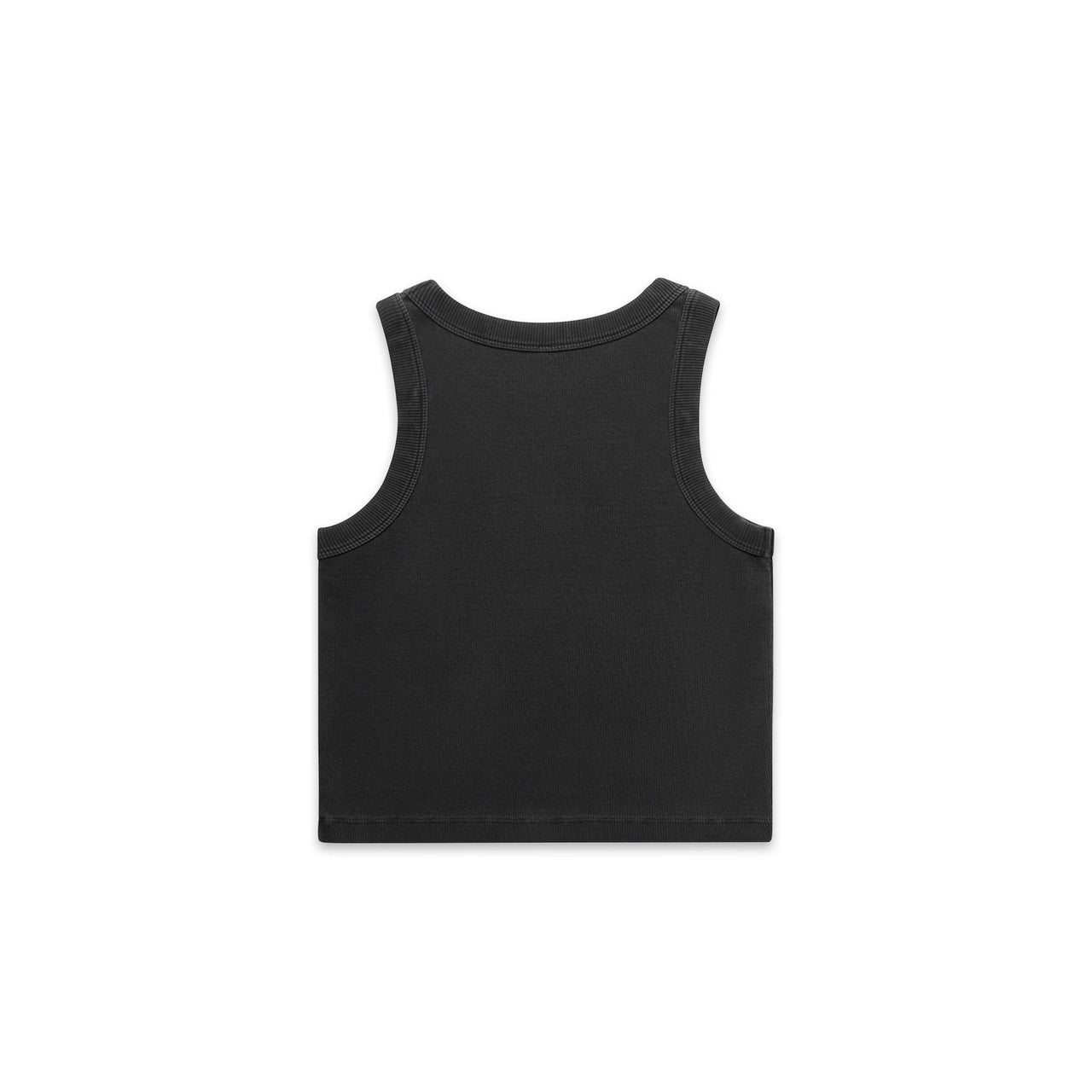 Wo's Faded Organic Rib Crop Tank4035