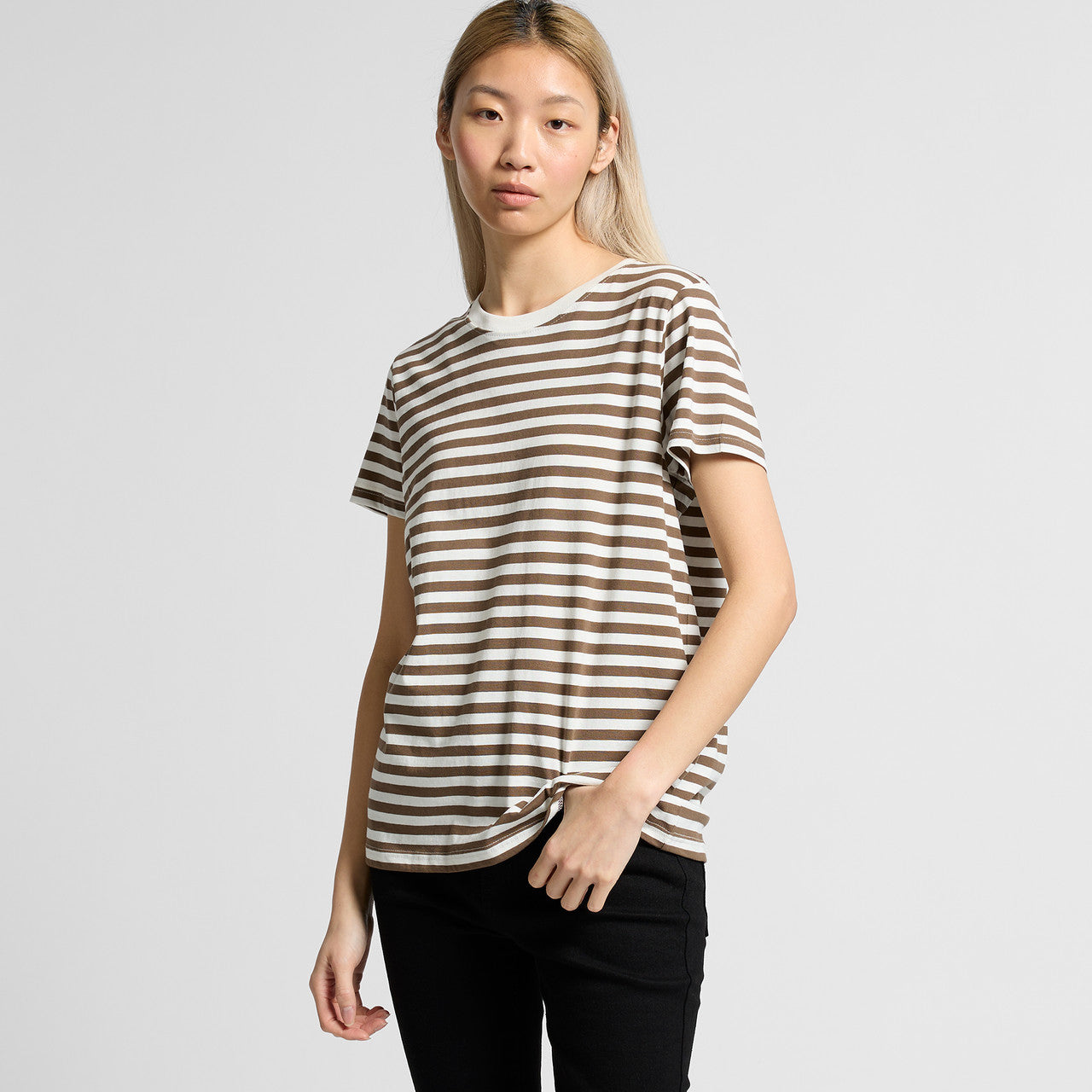 Wo's Maple Stripe Tee4037