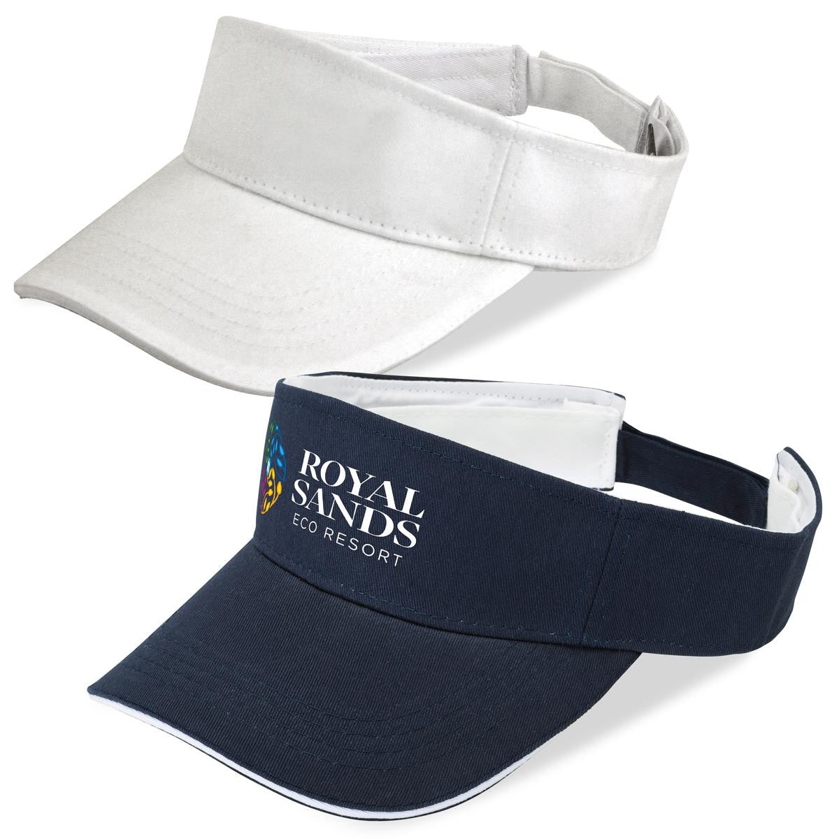 Sandwich Peak Visor - Navy / White