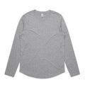 Wo's Curve L/S Tee4055S - BLACK