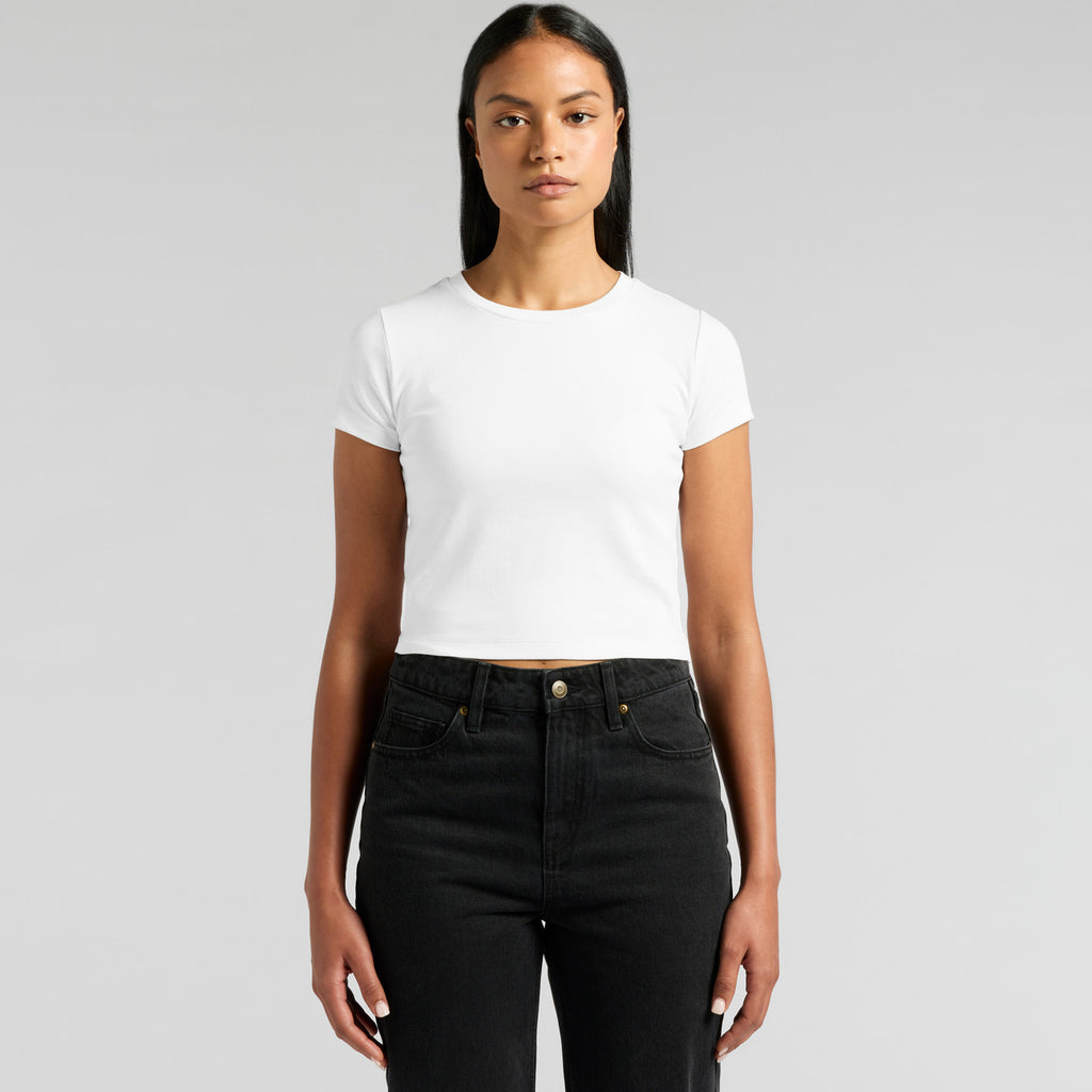 Wo's Mini Tee4061 - WHITE