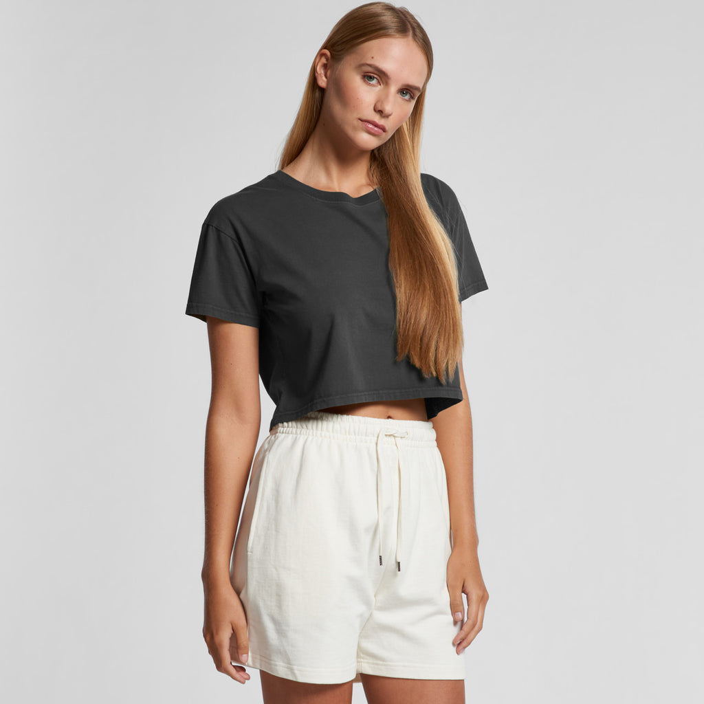 Wo's Faded Crop Tee4062F