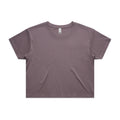 Wo's Faded Crop Tee4062FS - FADED MAUVE
