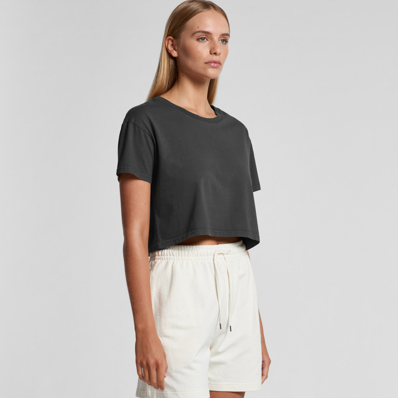 Wo's Faded Crop Tee4062F