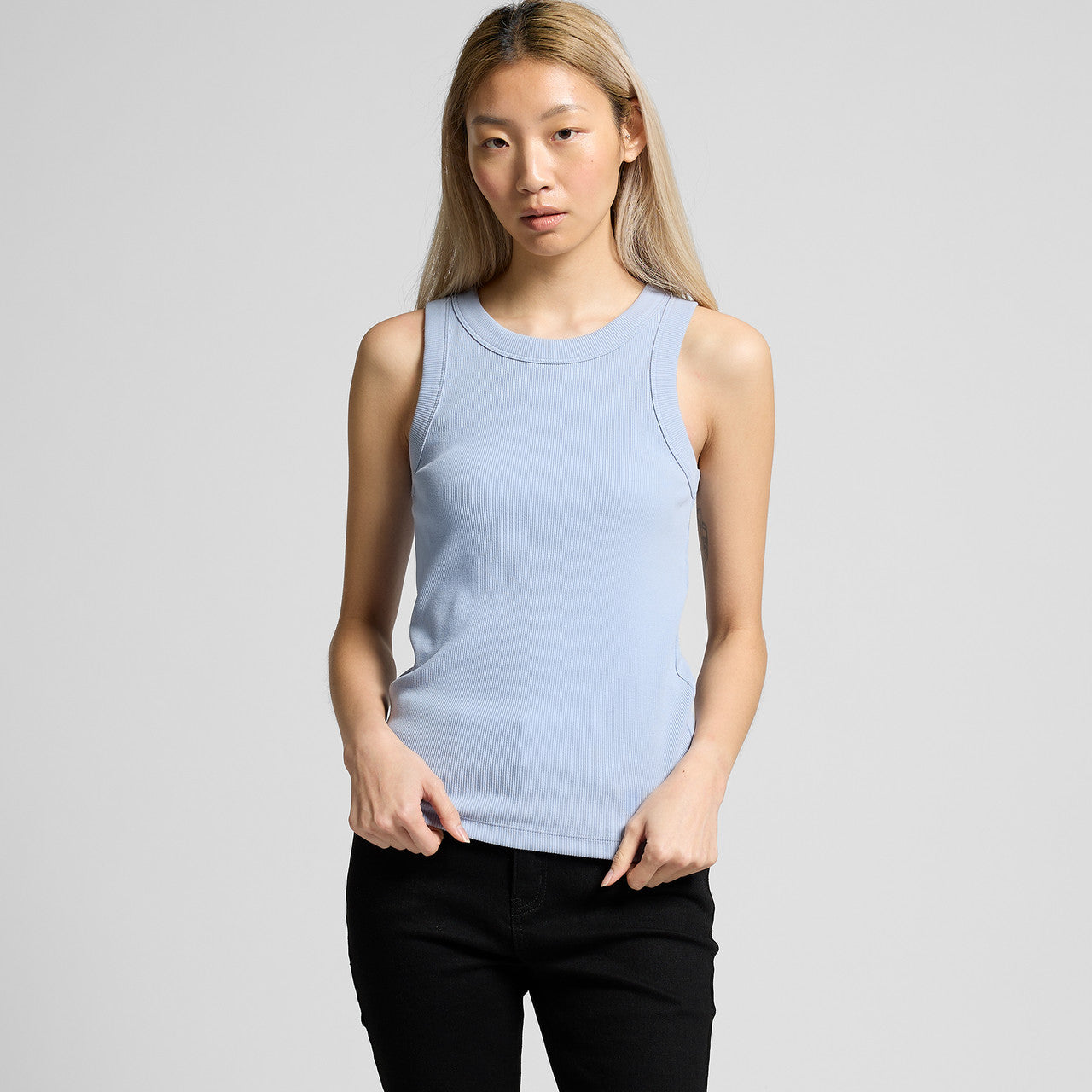 Wo's Organic Rib Tank4063G