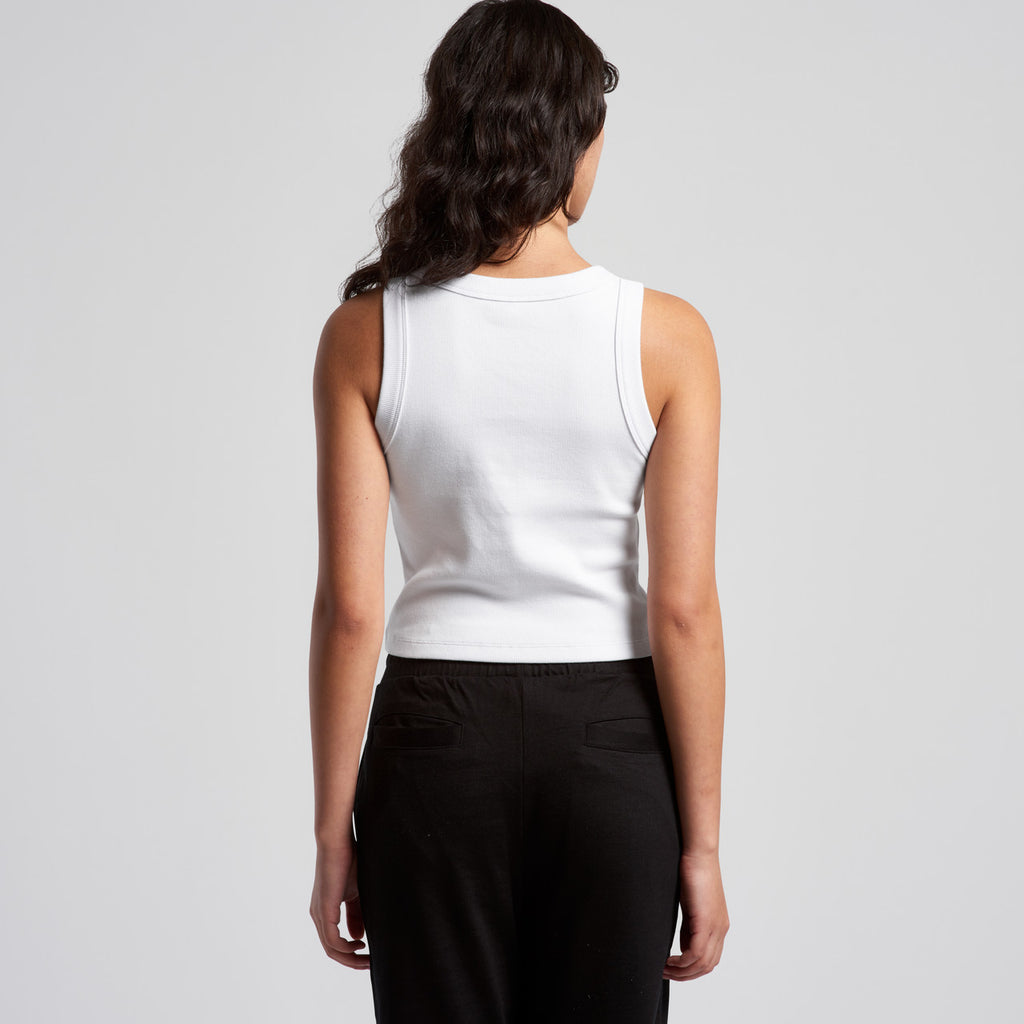 Wo's Organic Rib Crop Tank4064G