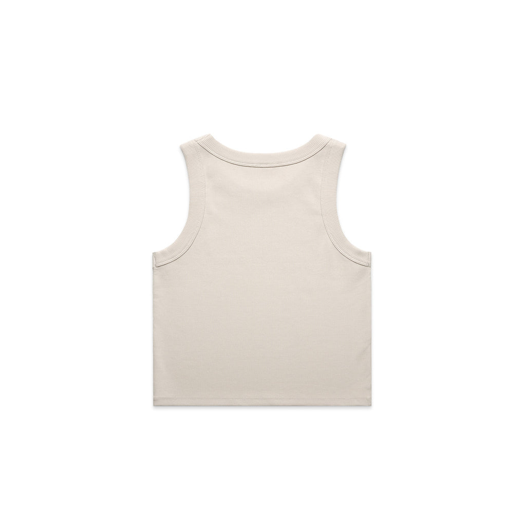 Wo's Organic Rib Crop Tank4064G