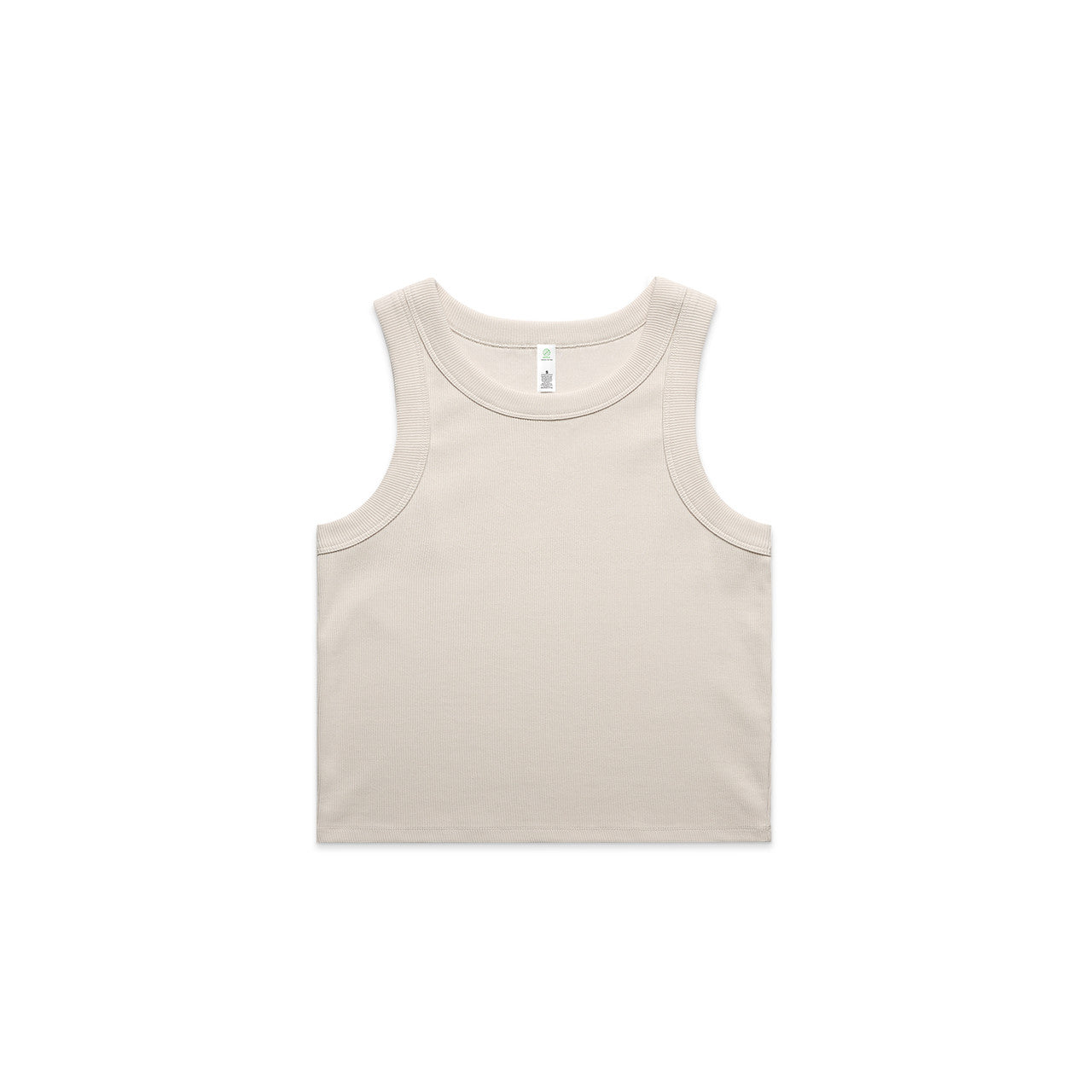 Wo's Organic Rib Crop Tank4064G