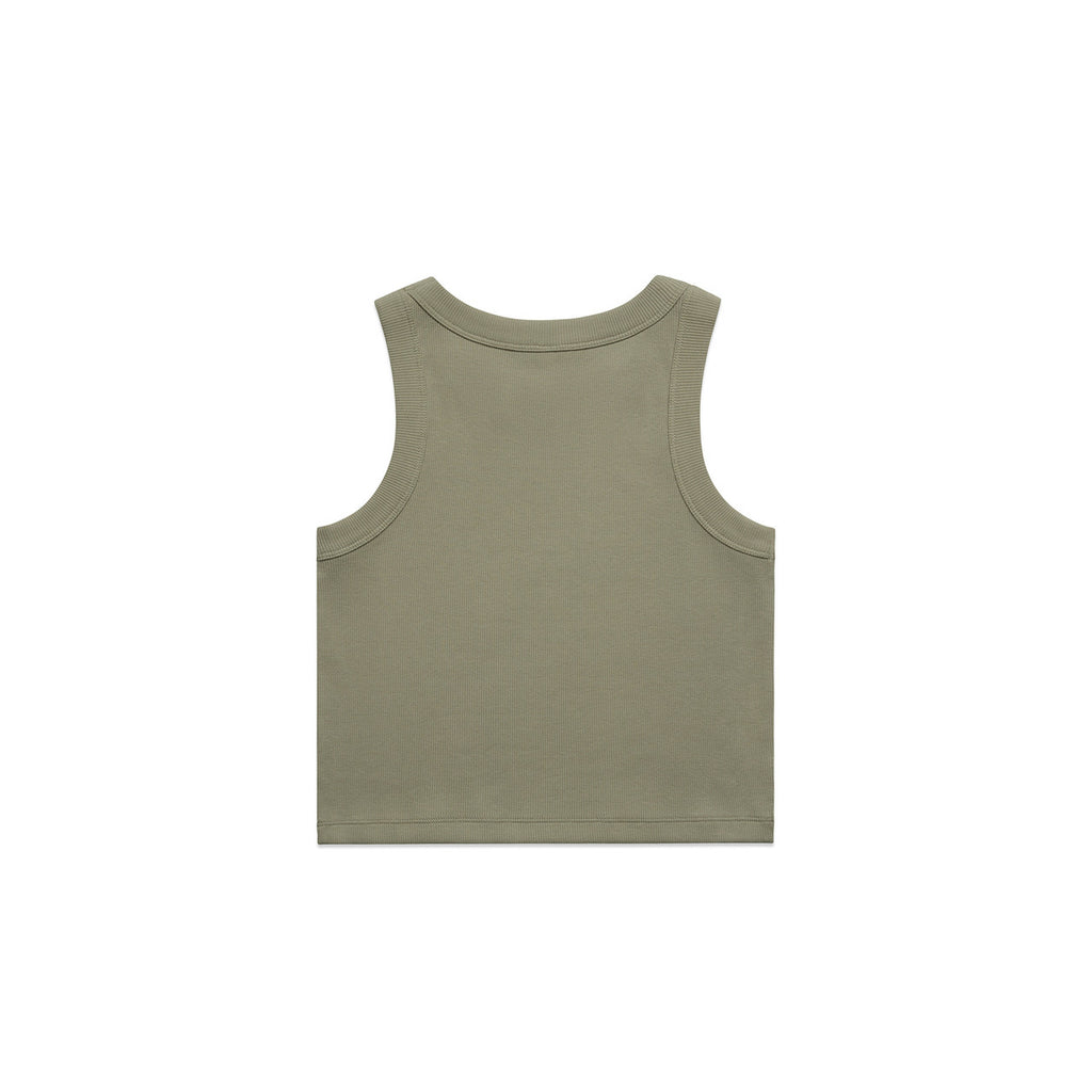 Wo's Organic Rib Crop Tank4064G