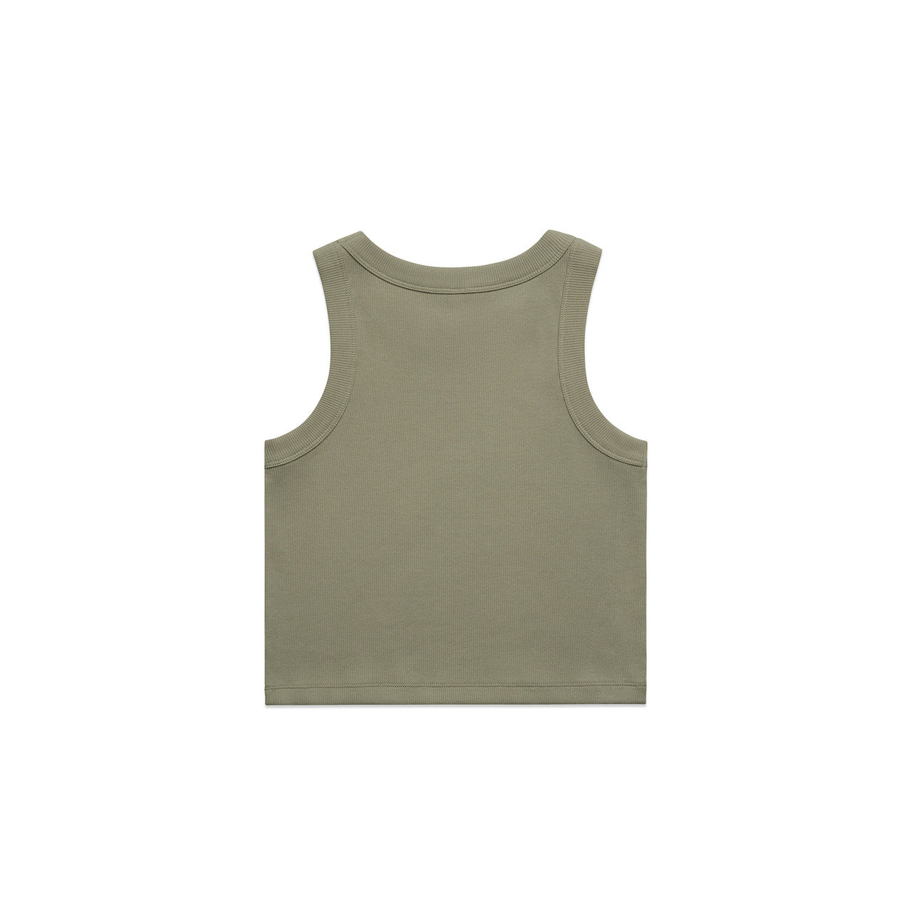 Wo's Organic Rib Crop Tank4064G