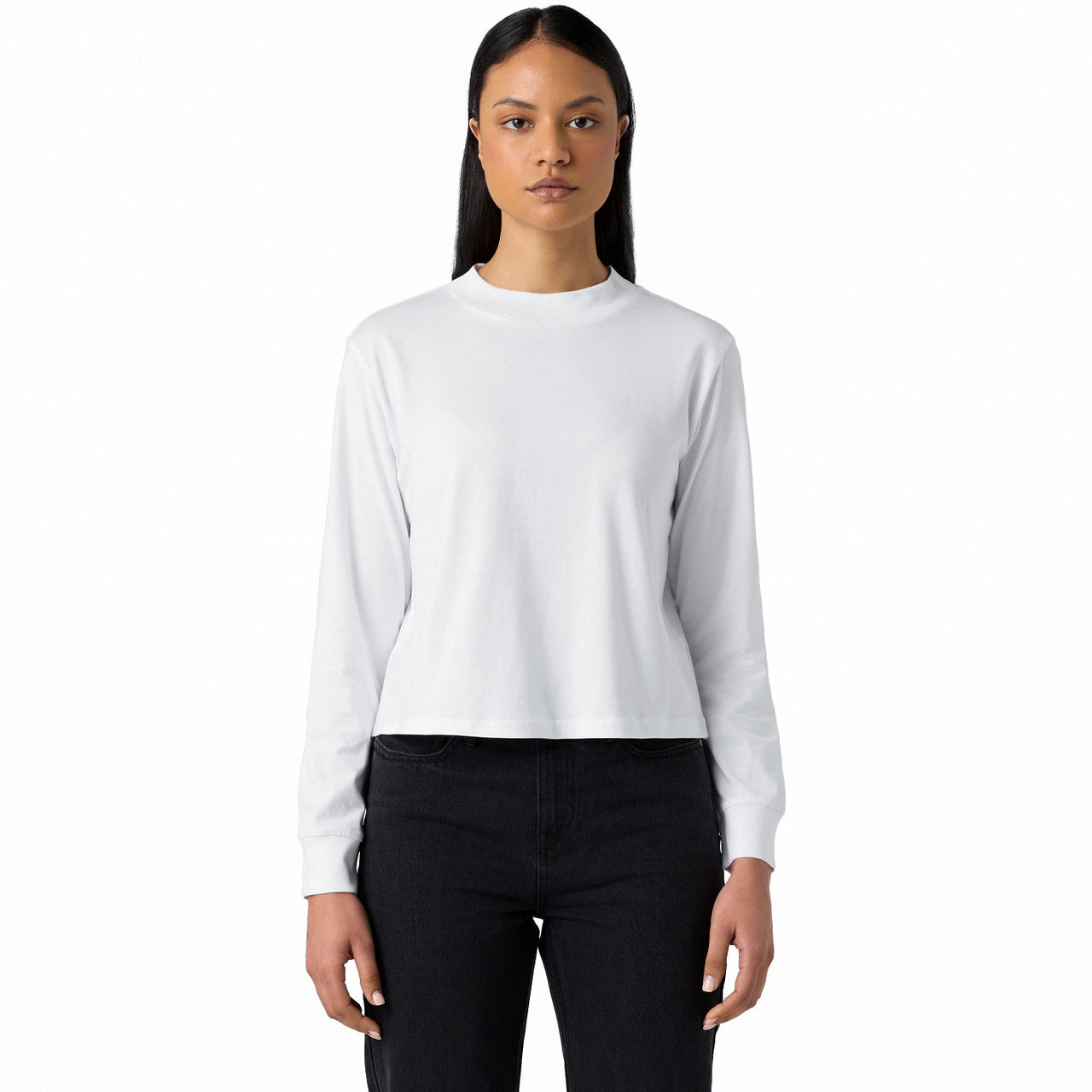 Wo's Mock L/S Tee4070