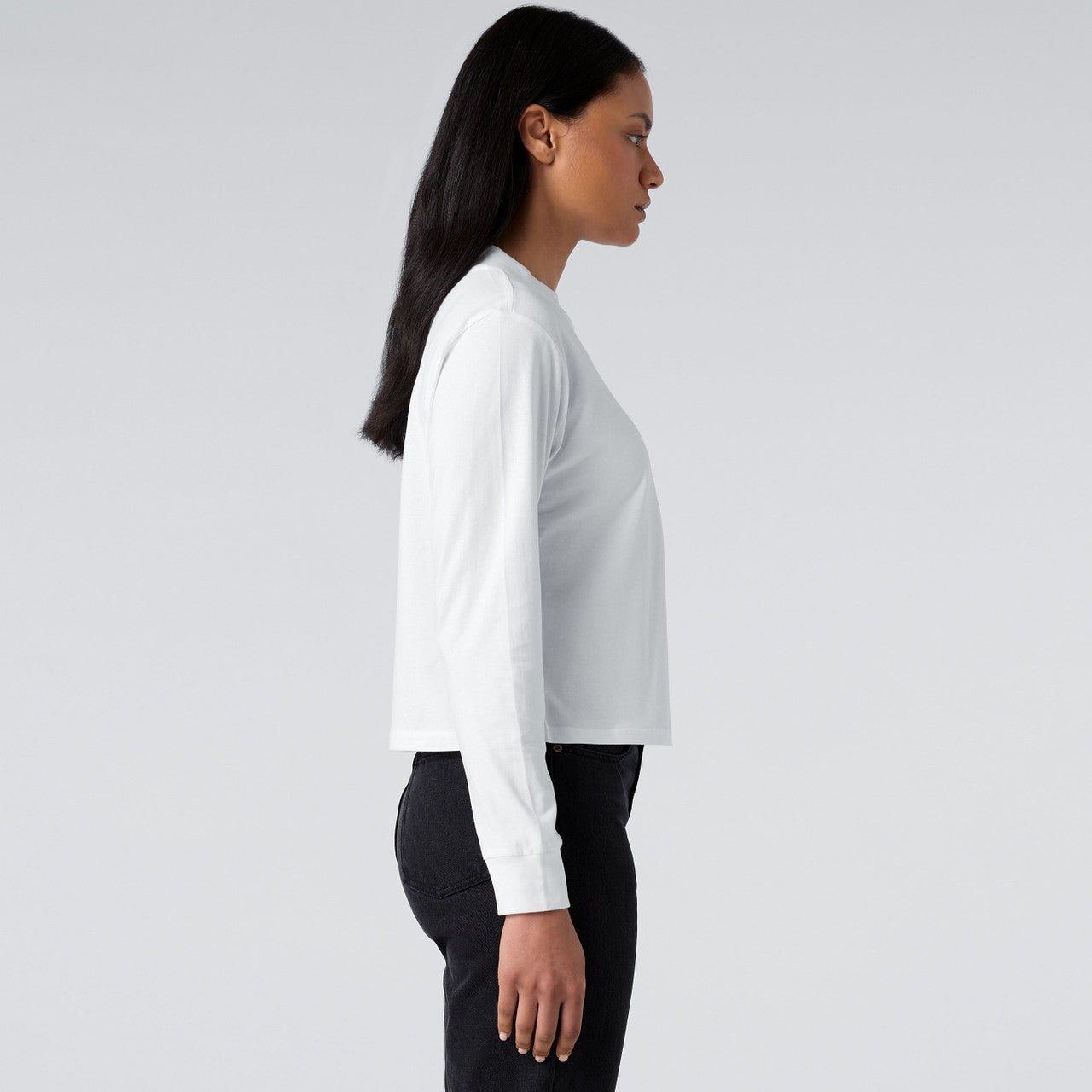 Wo's Mock L/S Tee4070