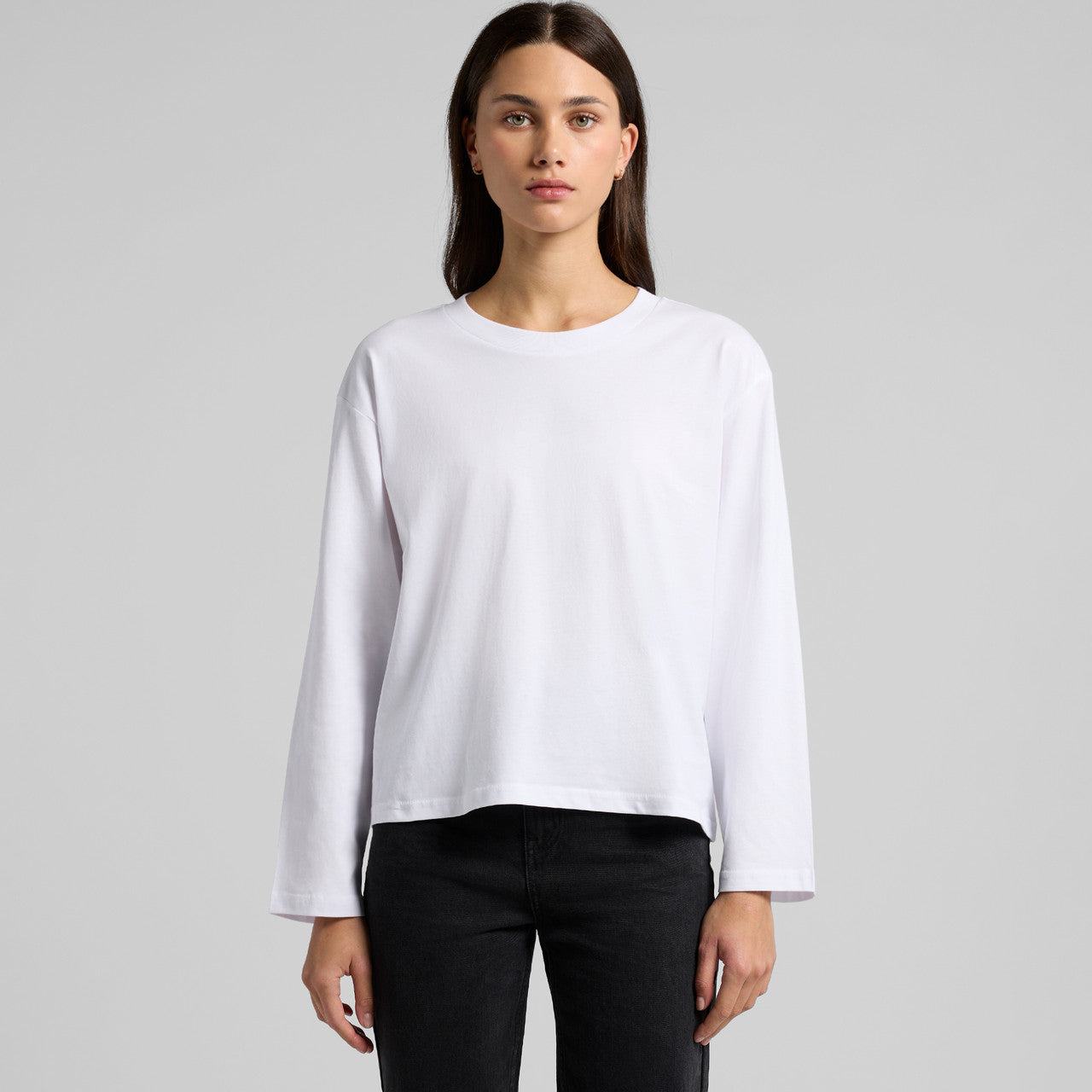 Wo's Martina L/S Tee4071 - WHITE