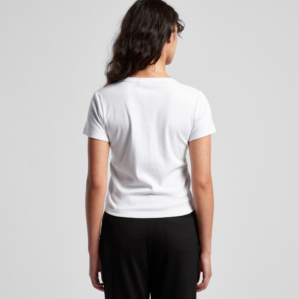 Wo's Organic Rib Baby Tee4074
