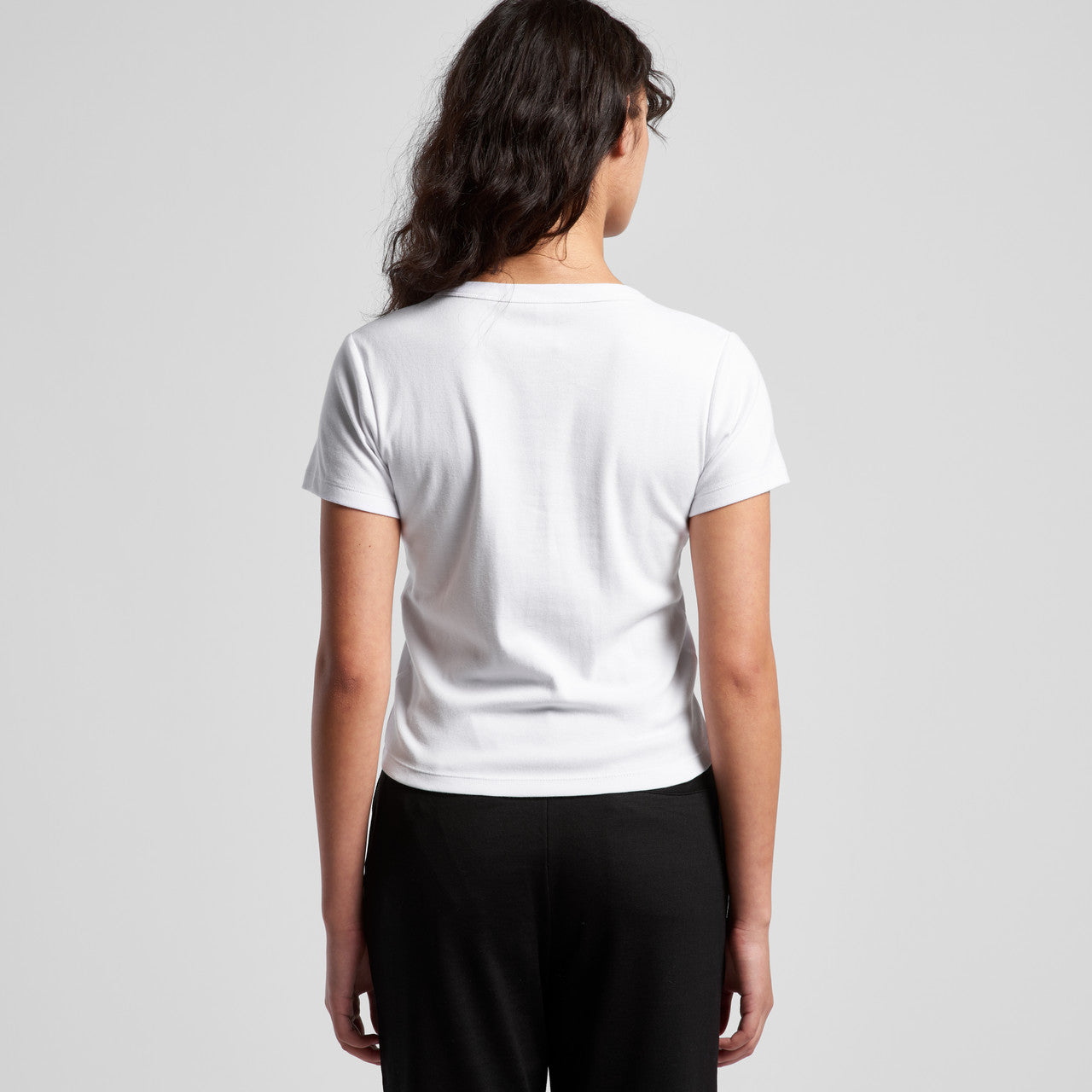 Wo's Organic Rib Baby Tee4074