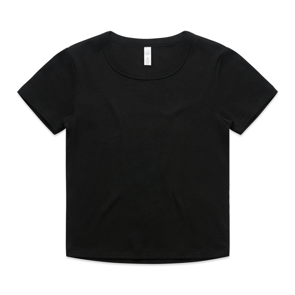 Wo's Organic Rib Baby Tee4074