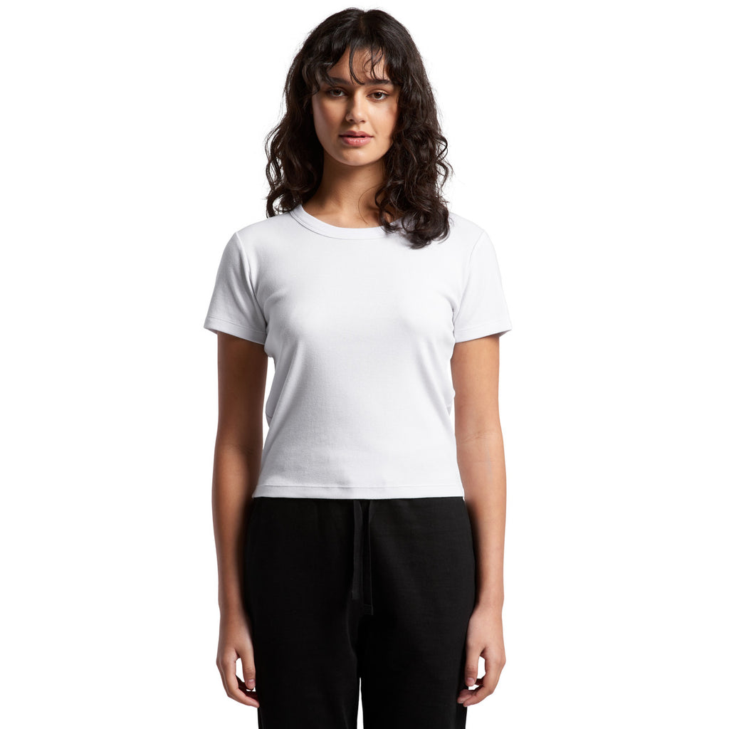 Wo's Organic Rib Baby Tee4074