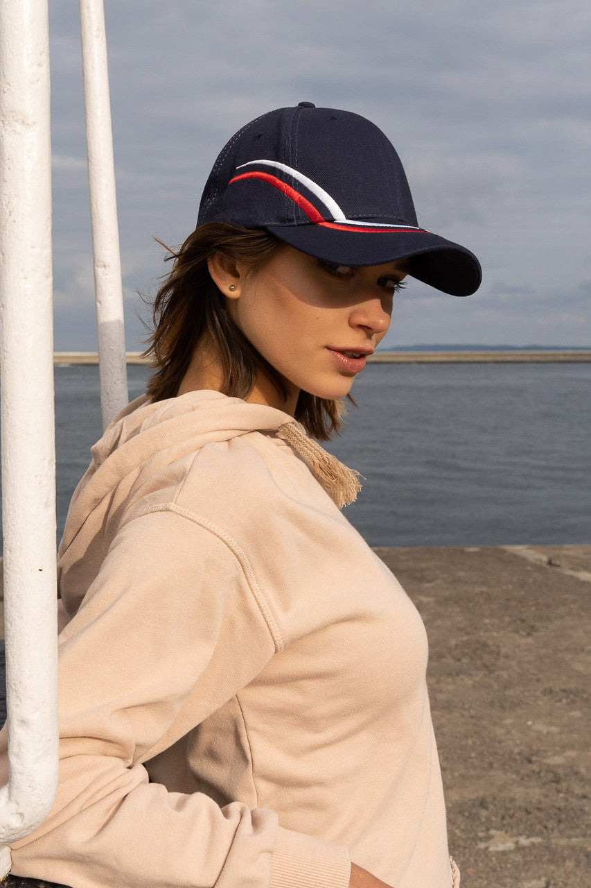 Brushed Heavy Cotton with Curved Embroidery on Crown and Peak - view 2