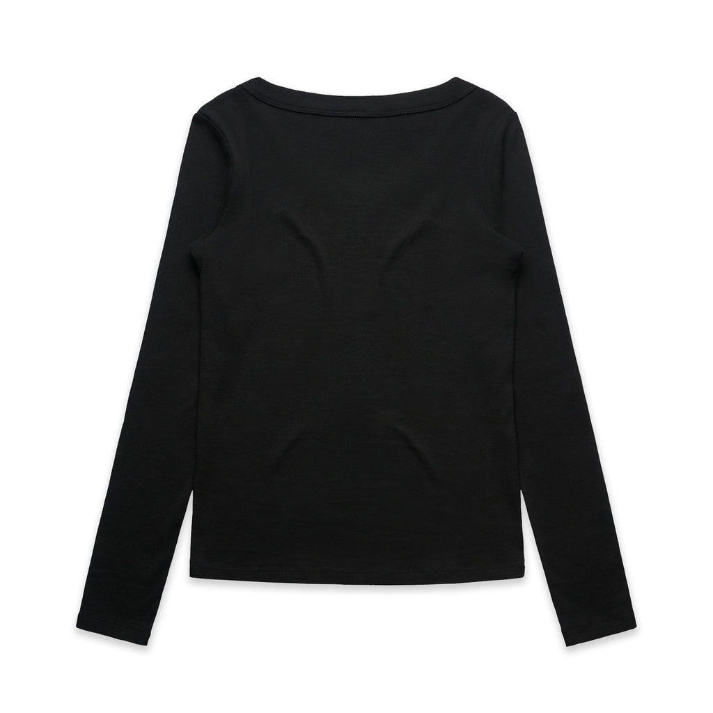 Wo's Organic Baby Rib L/S Tee4075