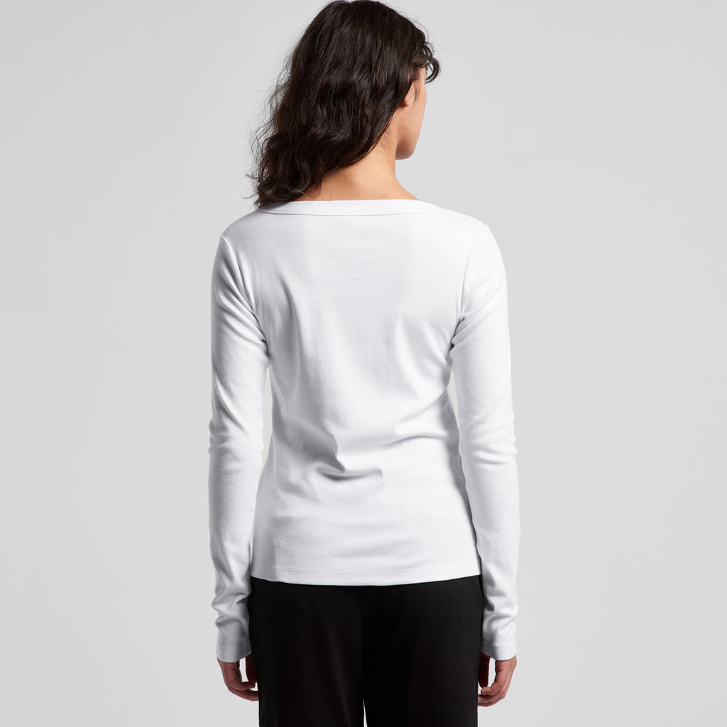 Wo's Organic Baby Rib L/S Tee4075